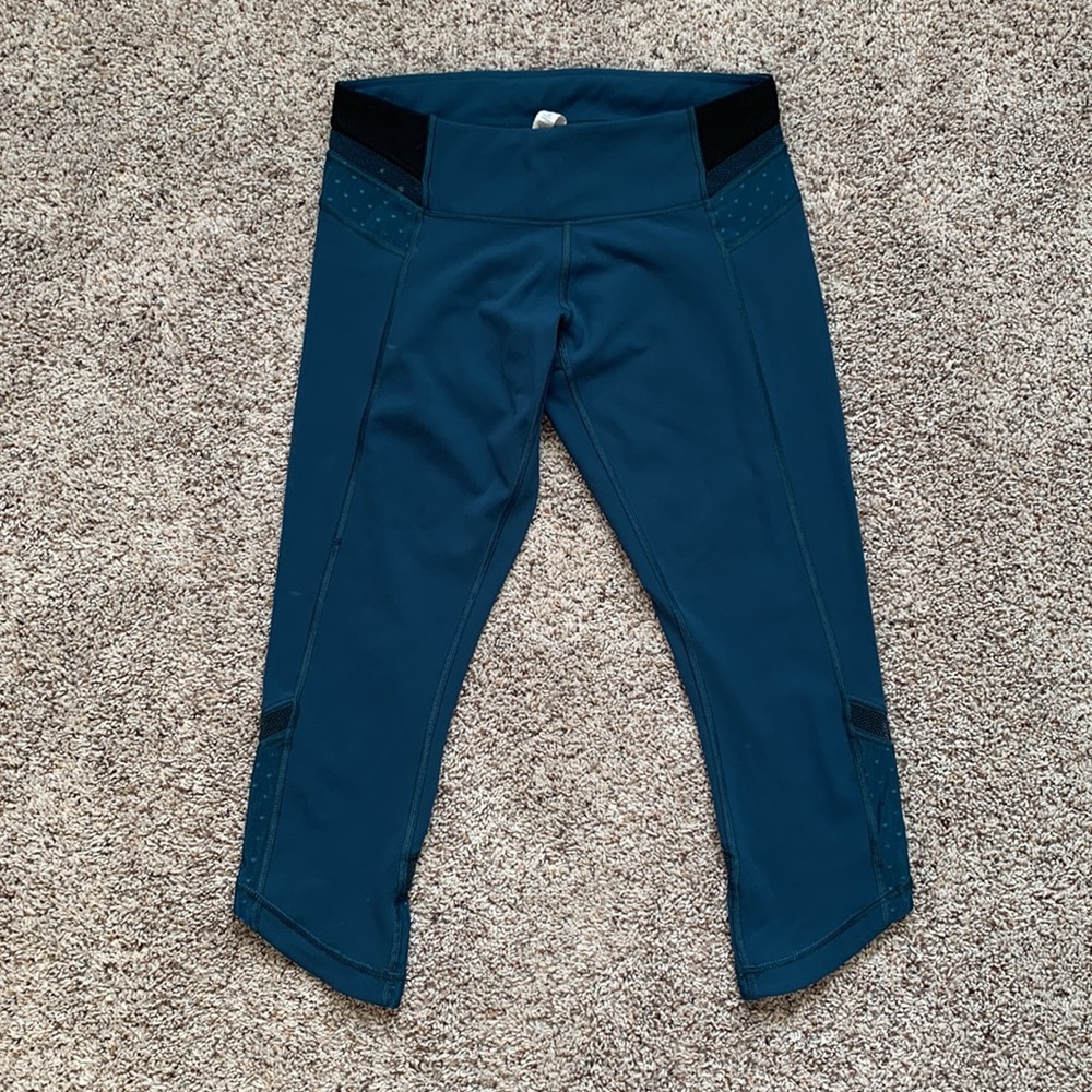 Lululemon Crop with Angled Crop Design